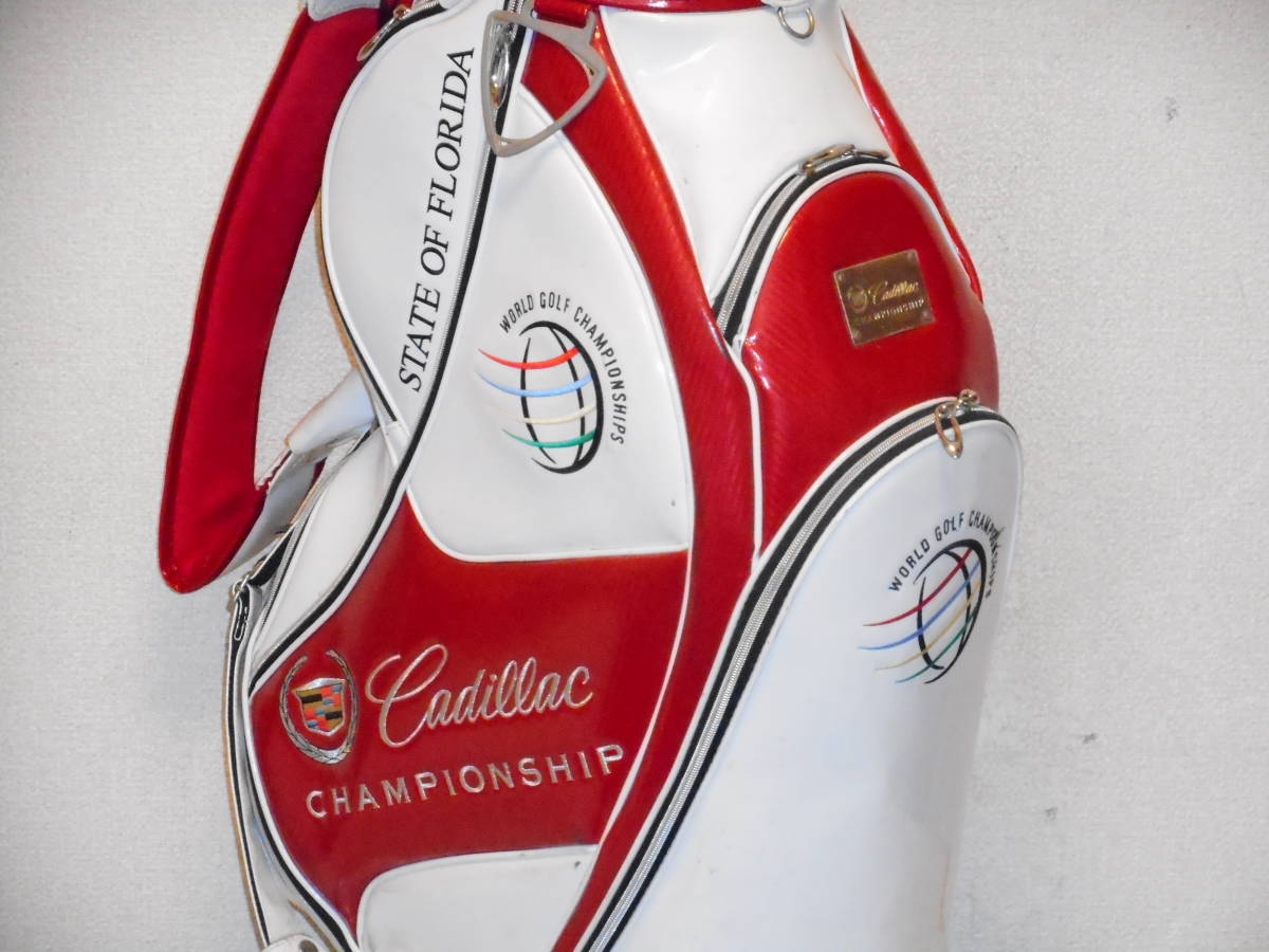 中古超半熟的 PGA TOUR Cadillac CHAMPION SHIP 9.0形式琺瑯旅行(WHxRED) 原文:中古 超レア PGA TOUR Cadillac CHAMPION SHIP 9.0型 エナメル ツアー(WHxRED)