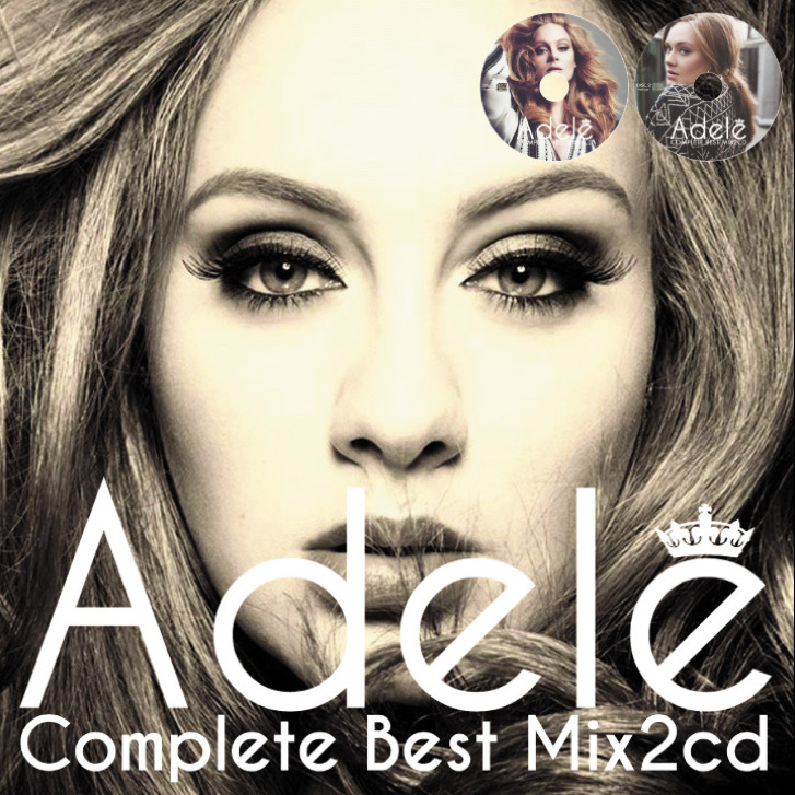 Adele アデル 豪華2枚組40曲 完全網羅 最強 Complete Best MixCD【2,200円→大幅値下げ!!】匿名配送_画像1