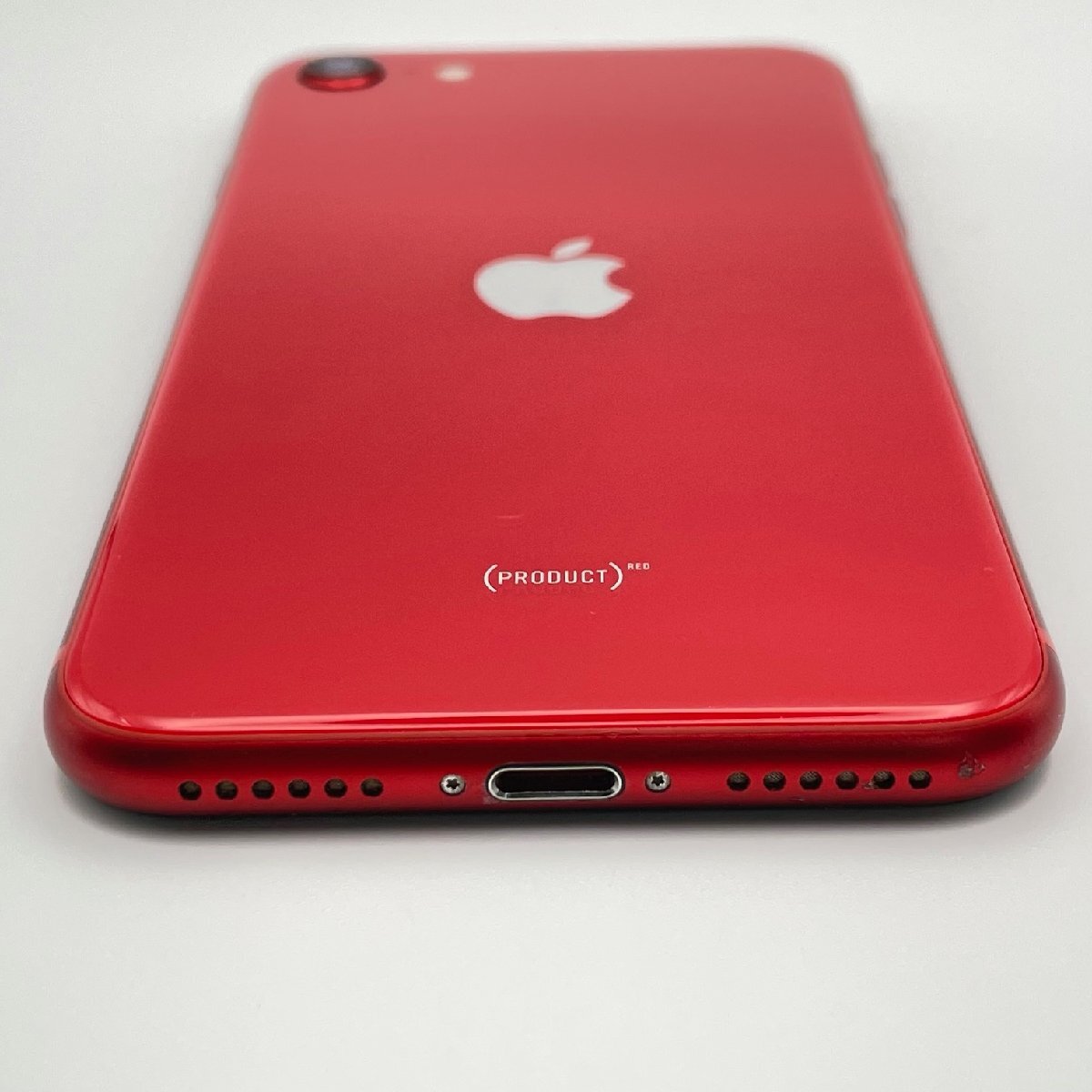 中古品 Apple アップル iPhone SE 第2世代 128GB (PRODUCT)RED SIMロック解除済み SIMフリー_画像7