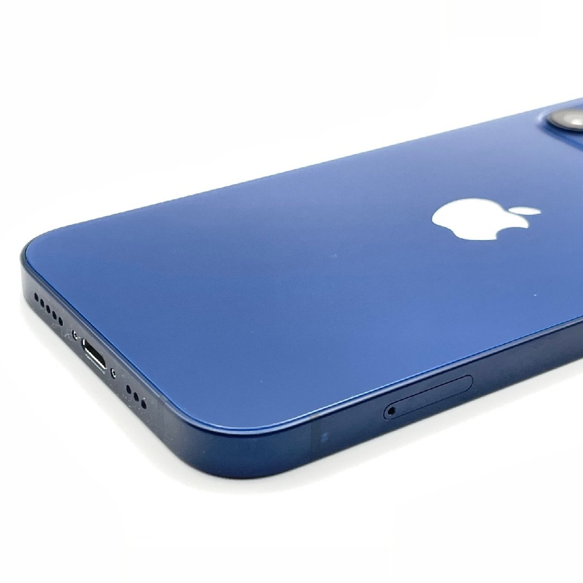 中古品 Apple アップル iPhone 12 64GB ブルー SIMロック解除済み SIMロックなし SIMフリー_画像6