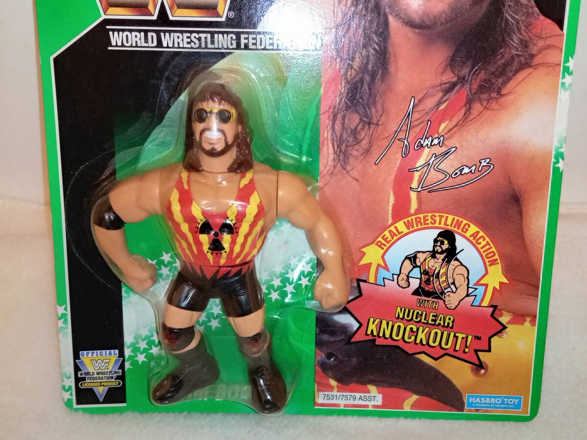 ハズブロ HASBRO WWF アダム・ボム グリーンカードの画像3