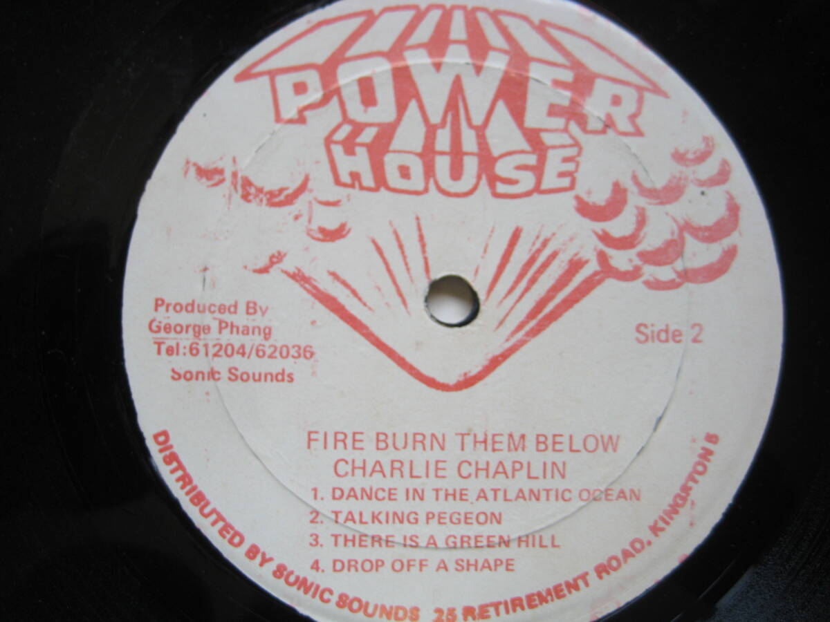 CHARLIE CHAPLIN FIRE BURN THEM BELOW JA record POWER HOUSE beautiful goods 