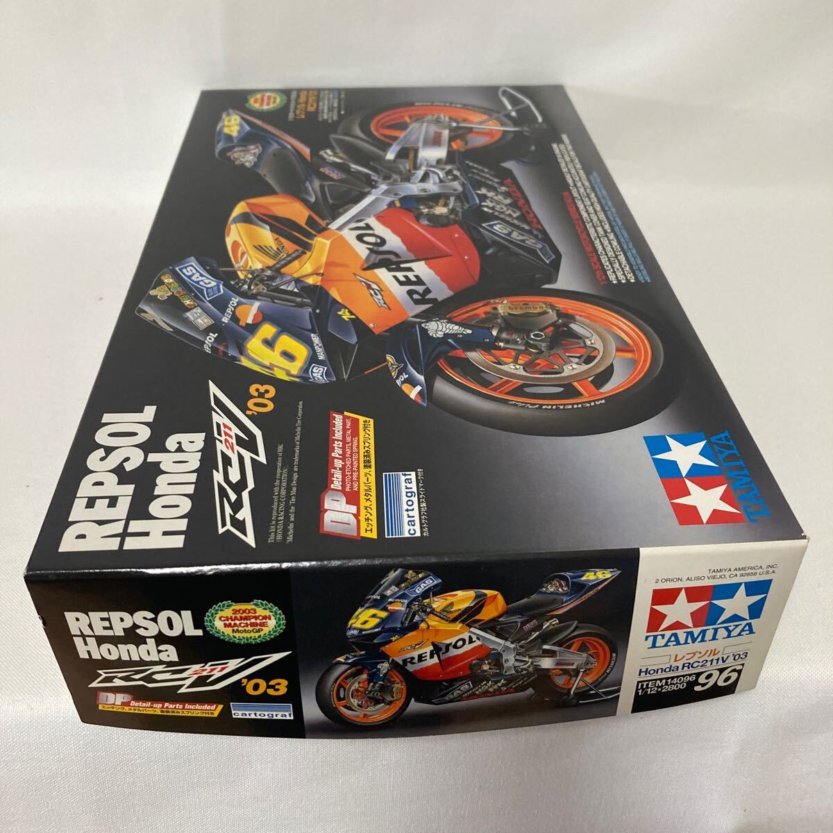  Tamiya 1/12 Repsol Honda RC211V 03 Afterparts 3 points not yet constructed Honda