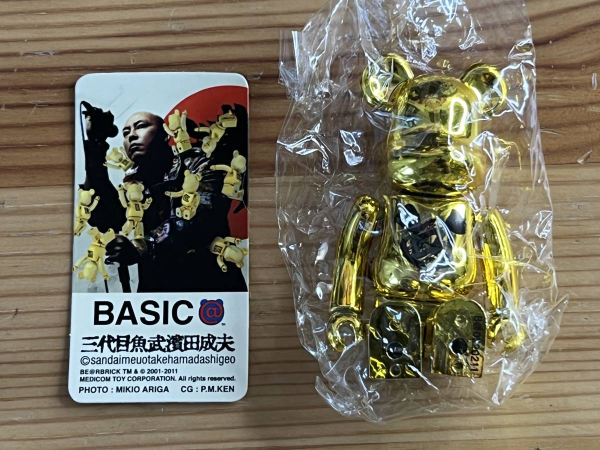 ベアブリック シリーズ 22 三代目魚武濱田成夫 BASIC ＠ ベーシック アットマーク 100％ BE@RBRICK メディコムトイ MEDICOM TOY_画像2