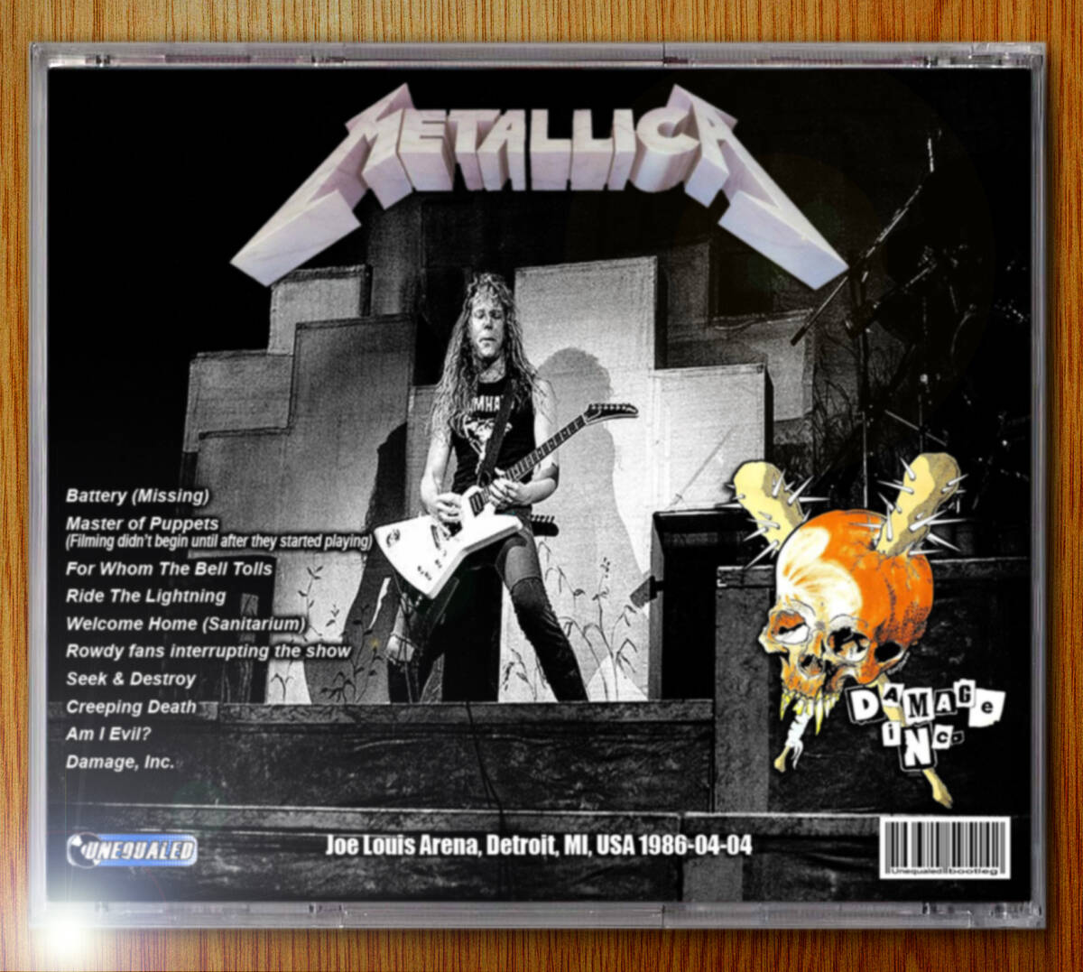 Metallica 1986-04-04 Detroitの画像2