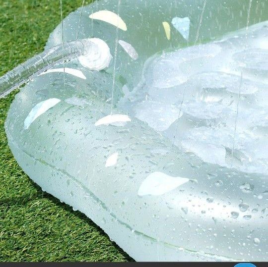 可愛いフラワー型の噴水マット　スリーコインズ