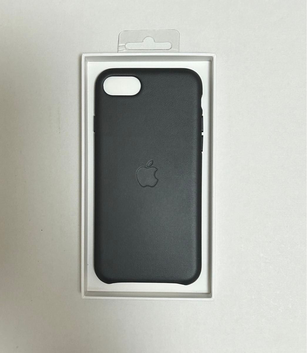 【Apple純正】iPhone 7 / 8 / SE レザーケース 新品 ブラック