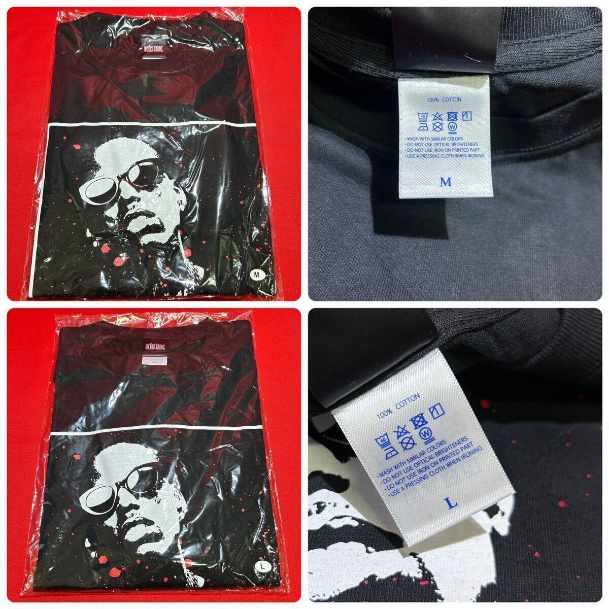 ☆新品☆90枚まとめ☆ Kid Ink 半袖 黒 JAPAN Tour concert 2022 Black T-shirt M L unisex hip hop rap 100% Cotton Tee 90 pieces (05146_画像10