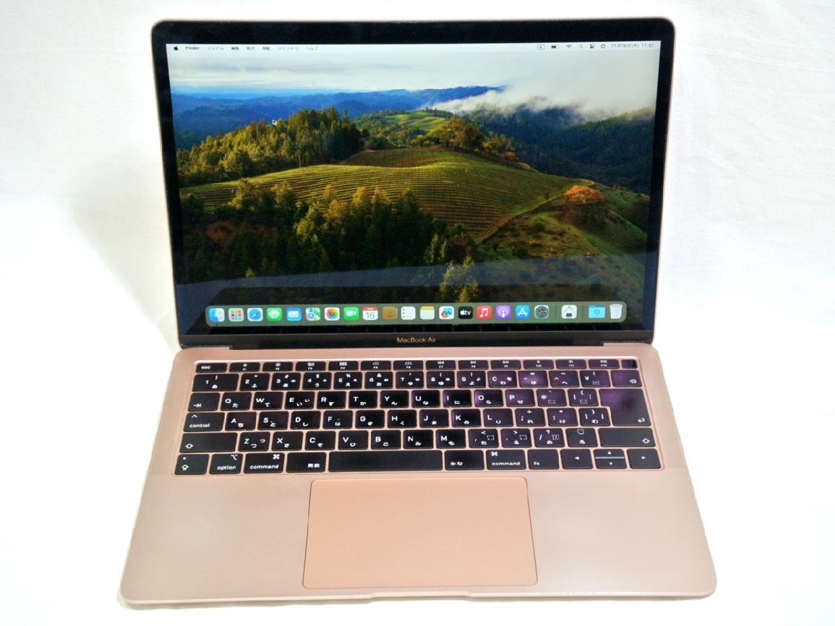 Bランク品（中古美品）MACノート MacBook Air Retinaディスプレイ 1600/13.3 MREE2J/A [ゴールド]_画像1