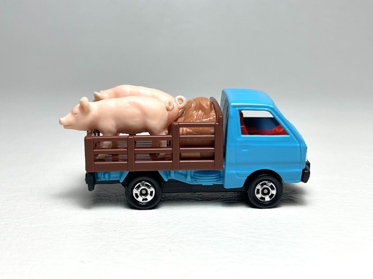 TOMICA ／ トミカ　No.39-3　スズキ キャリィ 家畜運搬車　中国製　ルース_画像4