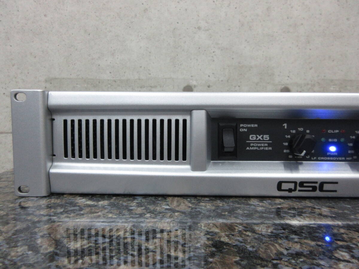 【まずまずの美品 音響特機正規品】QSC パワーアンプ GX5の画像3