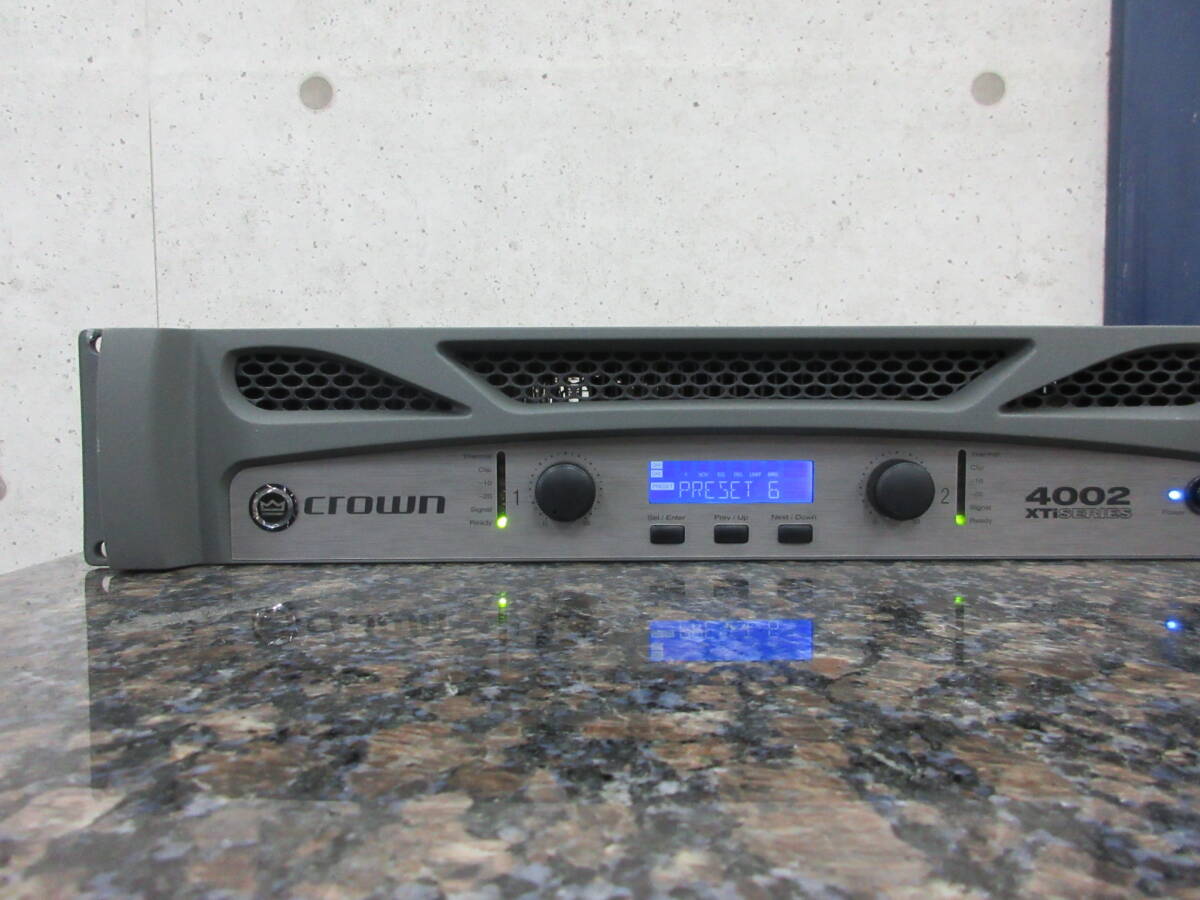 [ first of all, first of all,. beautiful goods ]CROWN power amplifier XTi4002 Crown Amcronamk long 