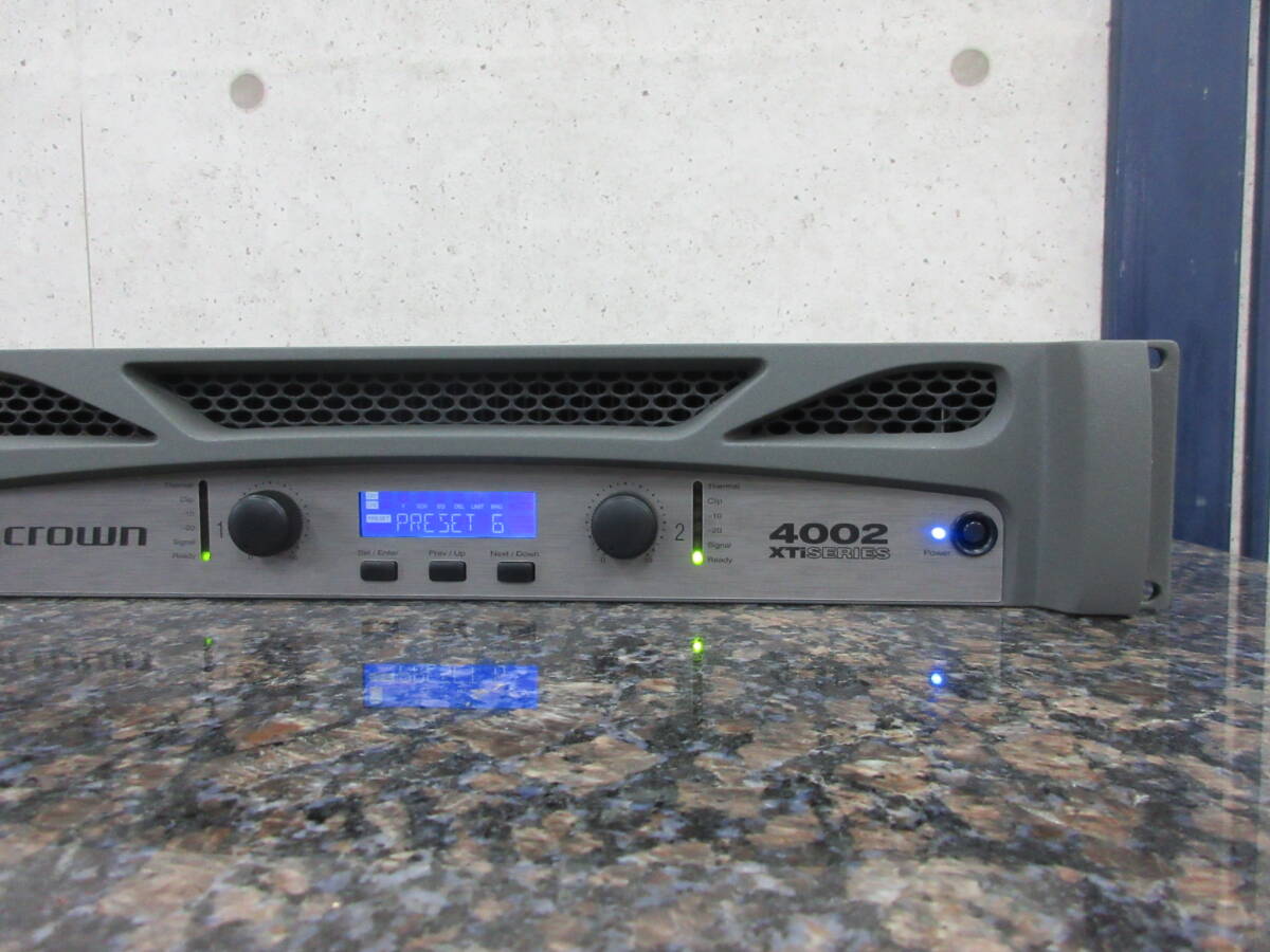 [ first of all, first of all,. beautiful goods ]CROWN power amplifier XTi4002 Crown Amcronamk long 