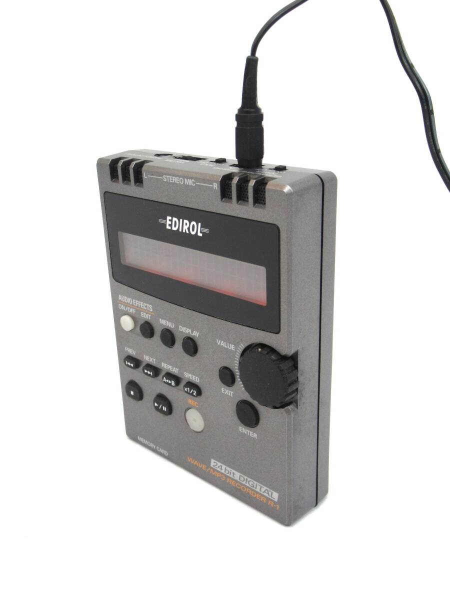 【オススメ品】EDIROL WAV/MP3レコーダー R-1 エディロール デジタルレコーダー_使用に伴う小キズやヨゴレがあります