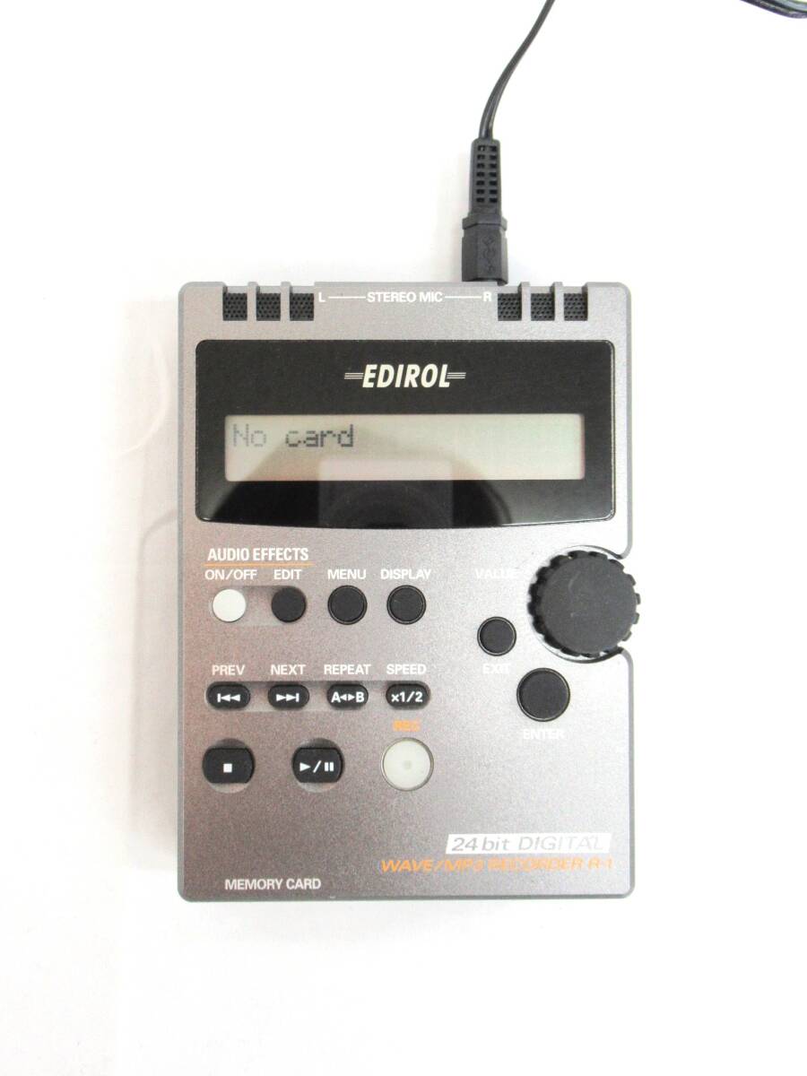 【オススメ品】EDIROL WAV/MP3レコーダー R-1 エディロール デジタルレコーダー_画像3