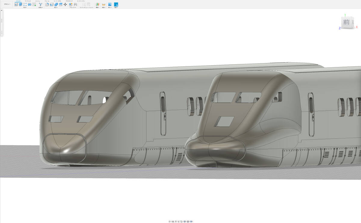 即決「300X」955形（新幹線高速試験電車）3Dモデリングキット 6両セット（デカール付き）送料無料_画像1