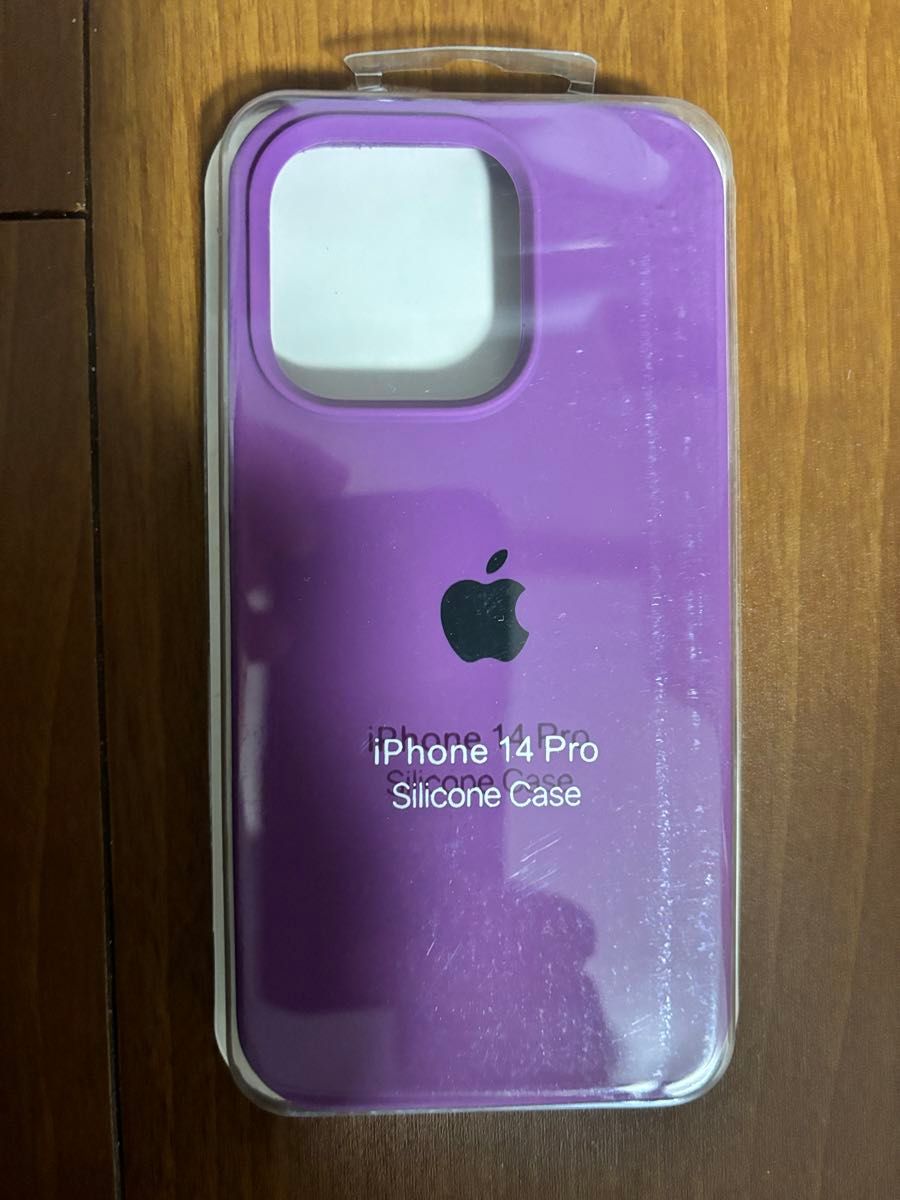 美品　iPhone14 Pro 256GB パープル　SIMフリー  レザーケース　シリコンケース　Apple care付き