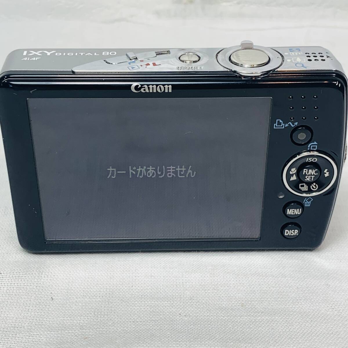 Canon キャノン IXY DIGITAL 80 PC1147 デジタルカメラ シルバー ジャンク品 1円スタートの画像7