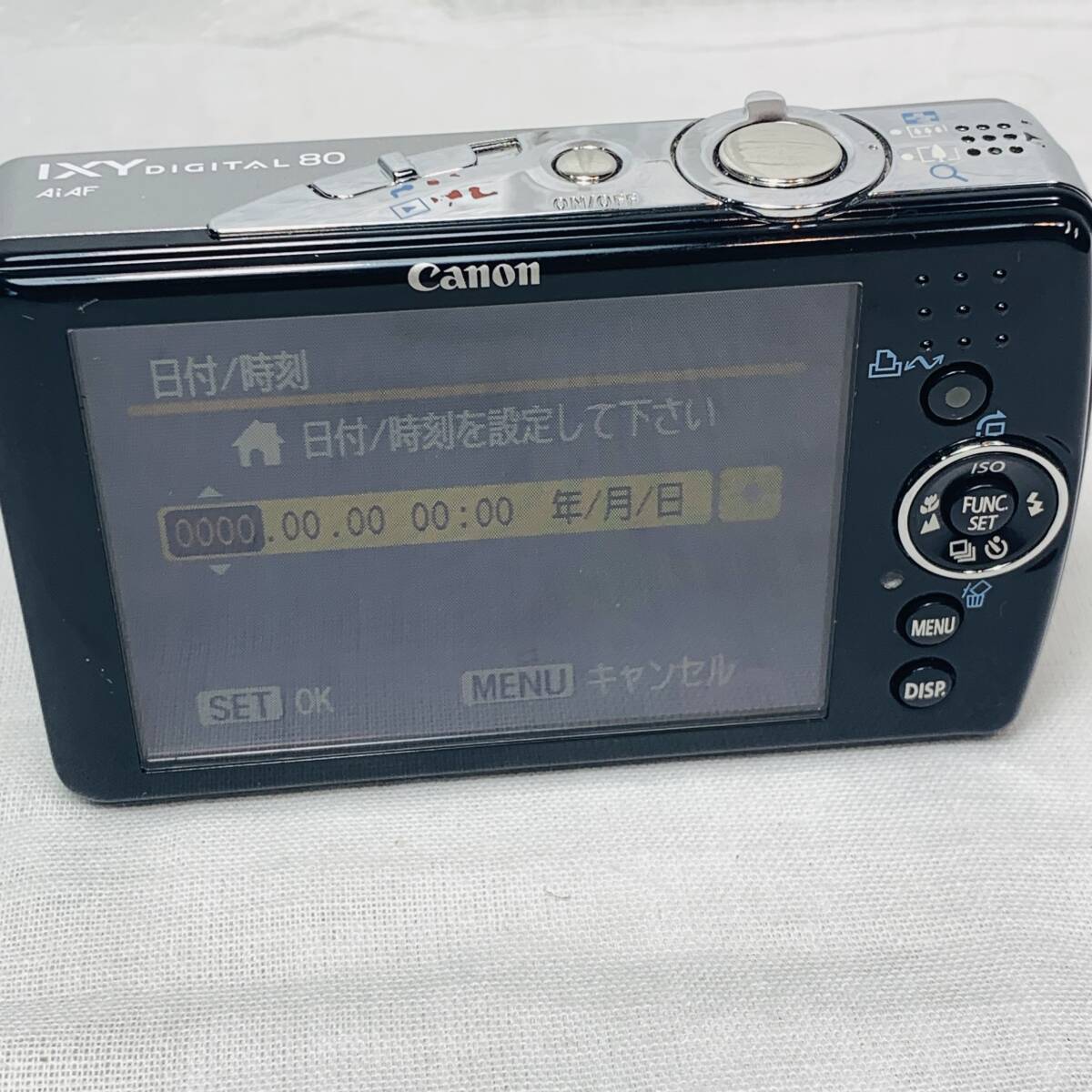 Canon キャノン IXY DIGITAL 80 PC1147 デジタルカメラ シルバー ジャンク品 1円スタートの画像6