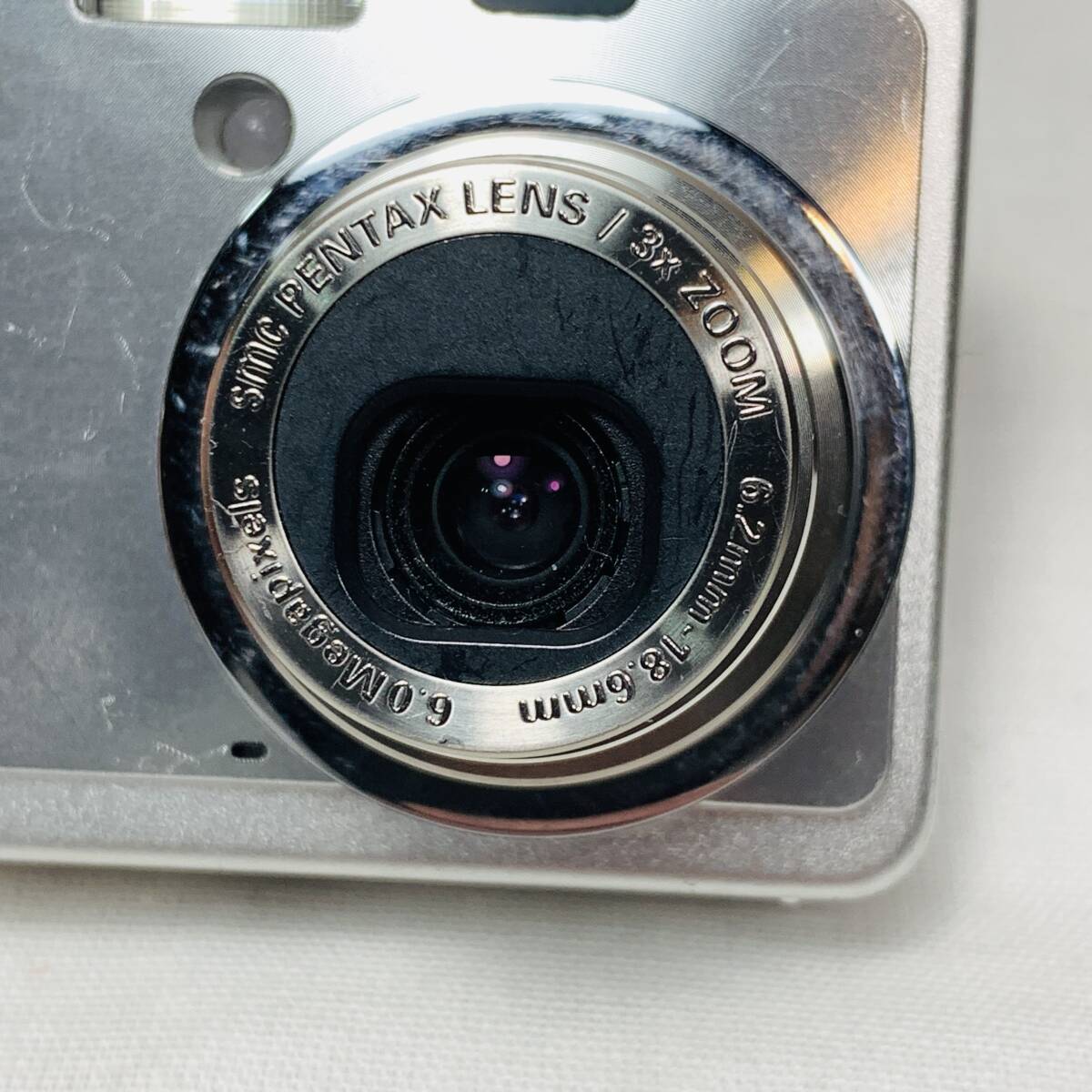 PENTAX ペンタックス Optio S6 デジタルカメラ シルバー 初期化済み 動作確認済み USED品 1円スタートの画像9