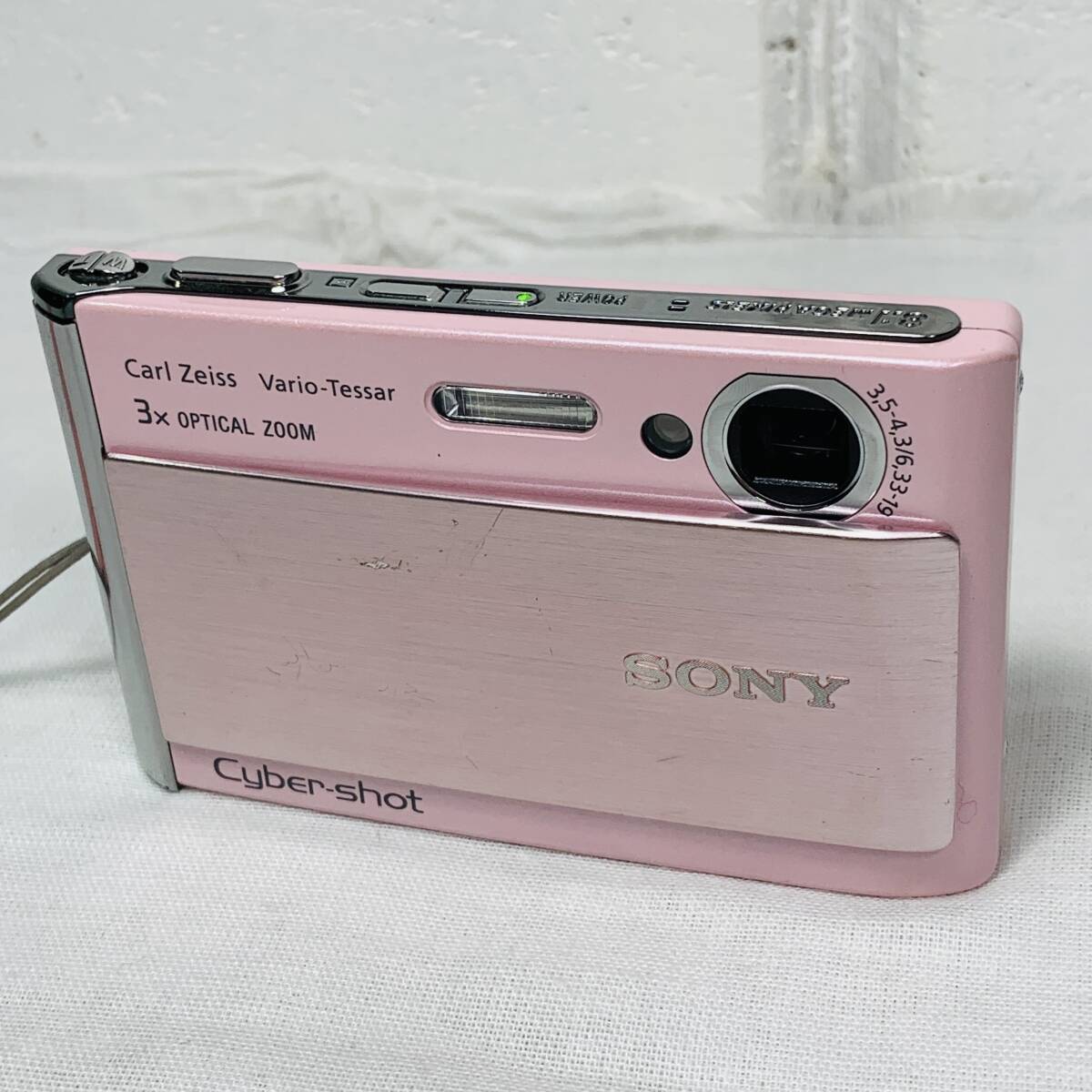 SONY ソニー Cyber-shot サイバーショット DSC-T70 コンパクトデジタルカメラ ピンク 動作確認済み USED品 1円スタート _画像4