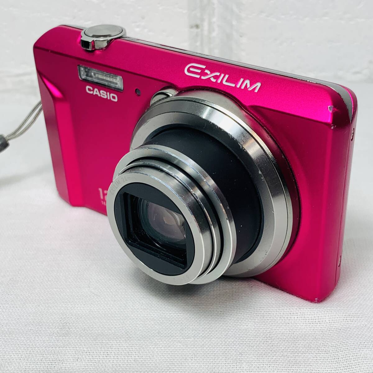 CASIO カシオ EXILIM EX-ZS150 デジタルカメラ チェリーピンク 動作確認済み USED品 1円スタート_画像6
