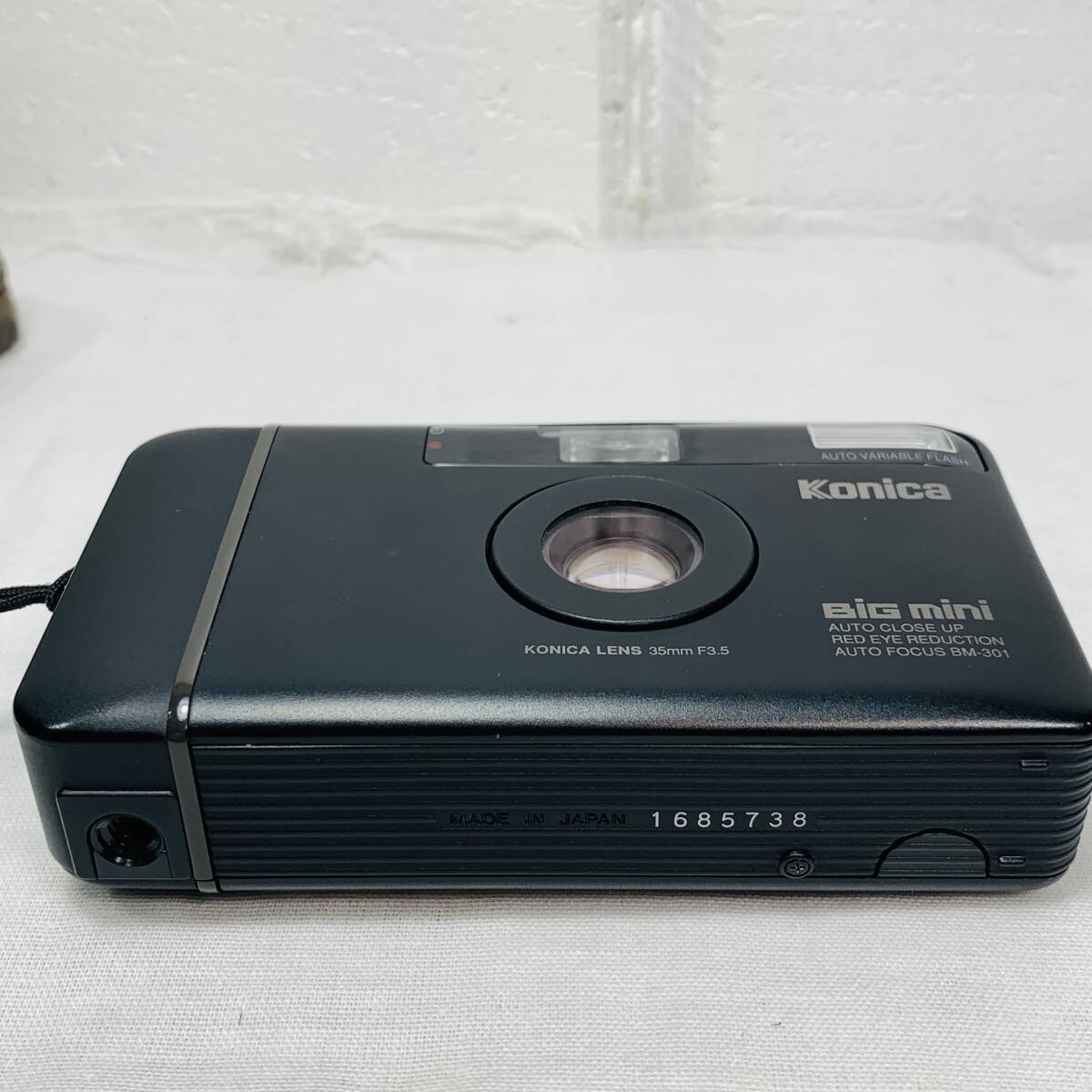 Konica コニカ BIG mini BM301 フィルムカメラ ブラック ジャンク品 1円スタート _画像5
