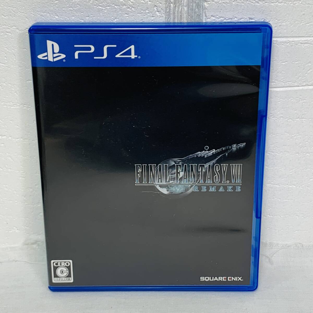 PS4 ソフト FINAL FANTASY Ⅶ REMAKE ファイナルファンタジーⅦ 2枚組 ゲームソフト 読み込み確認済み USED品 1円スタート _画像1