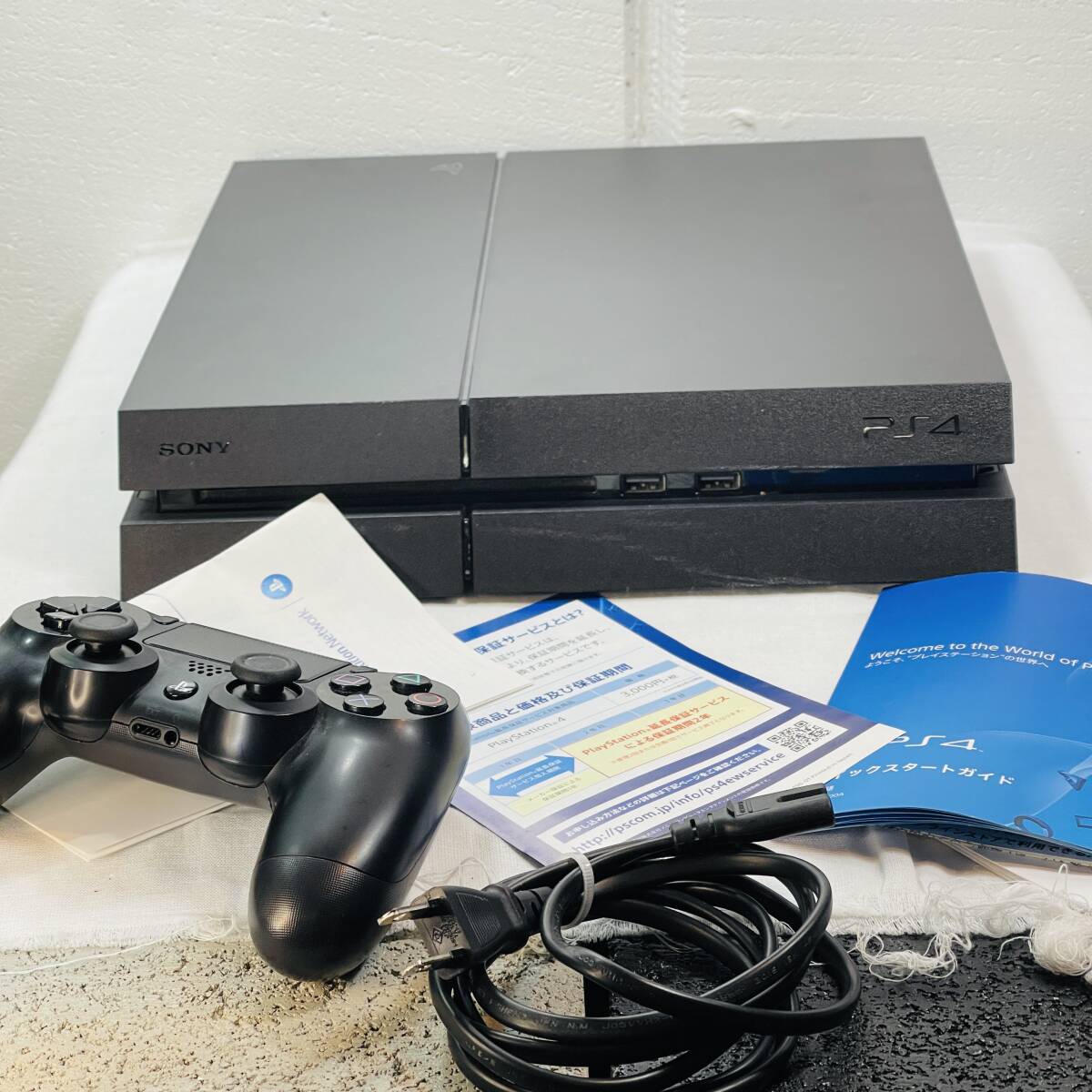 PS4 PlayStation Ⅳ рабочее состояние подтверждено первый период . завершено MODEL:CUH-1200A 500GB черный USED товар 1 иен старт 1 иен магазин 1 старт 