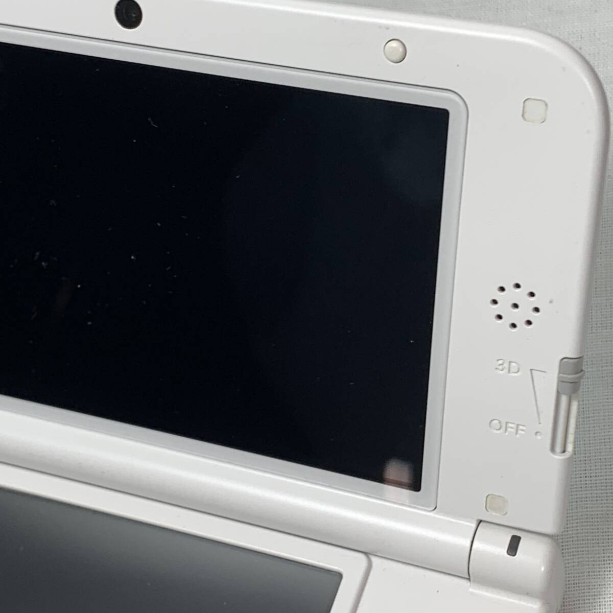 Nintendo 3DS LL 本体 ミント×ホワイト 動作確認済み 初期化済み ケース付き USED品 1円スタート 1円ショップ 1スタ _画像7