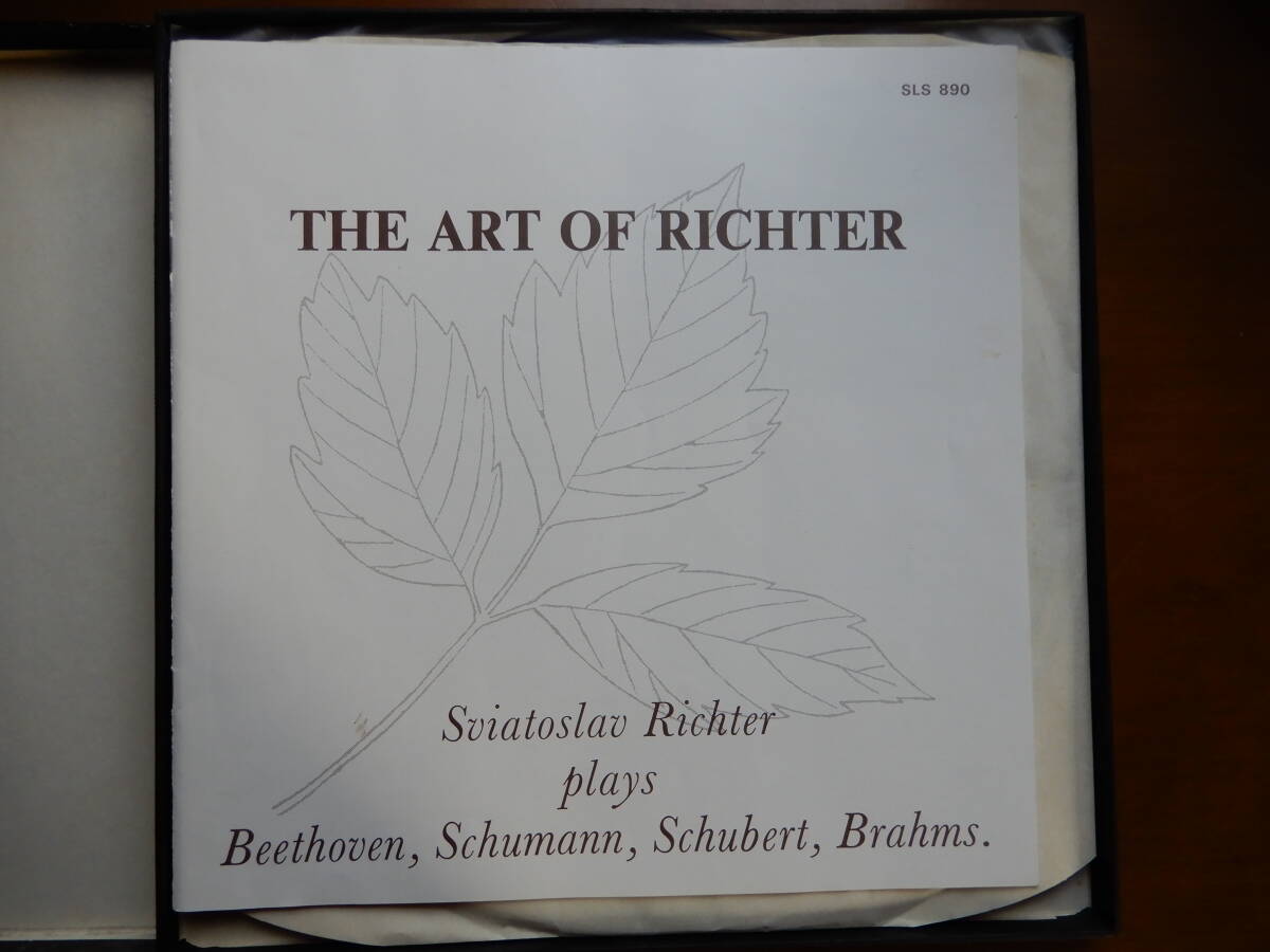 英 EMI SLS890 3LP THE ART OF RICHTER ベートーヴェン：ピアノ・ソナタ 第27番、シューベルト：ピアノ・ソナタ 第21番他_画像2