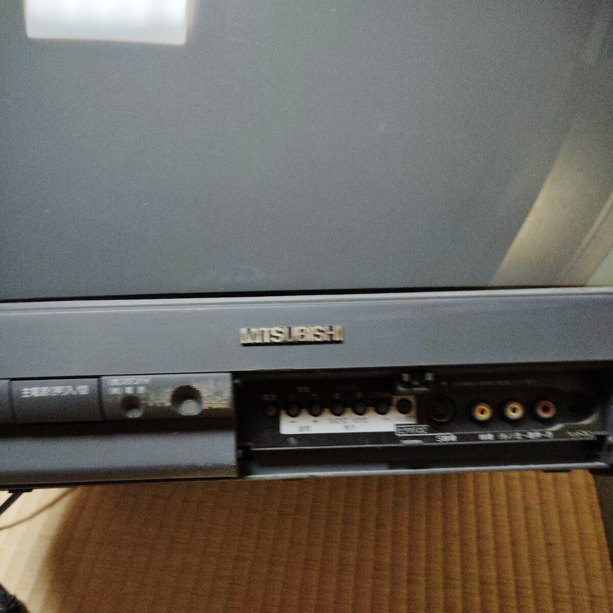 ブラウン管テレビ 昭和レトロ　三菱　MITSUBISHI　21型　21C-SS30　_画像3