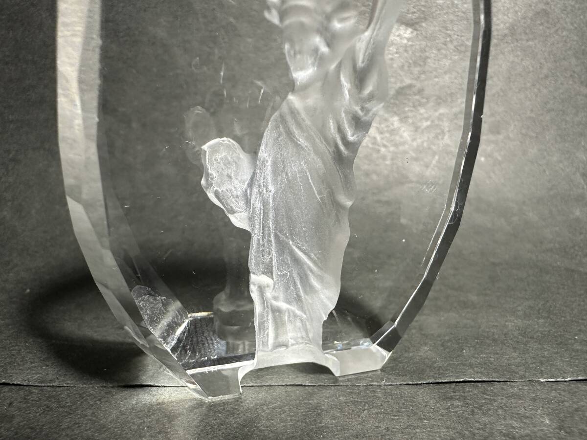 ★コレクター必見！！ 自由の女神 クリスタルガラス デザイン ミニチュア オブジェ インテリア 雑貨 置物 お洒落 高級 G910_画像7