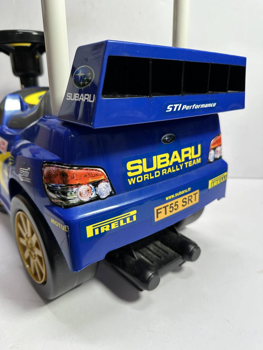 * cheap exhibition!! toy for riding pair .. exclusive use SUBARU Subaru Impreza handcart blue Kids toy G914