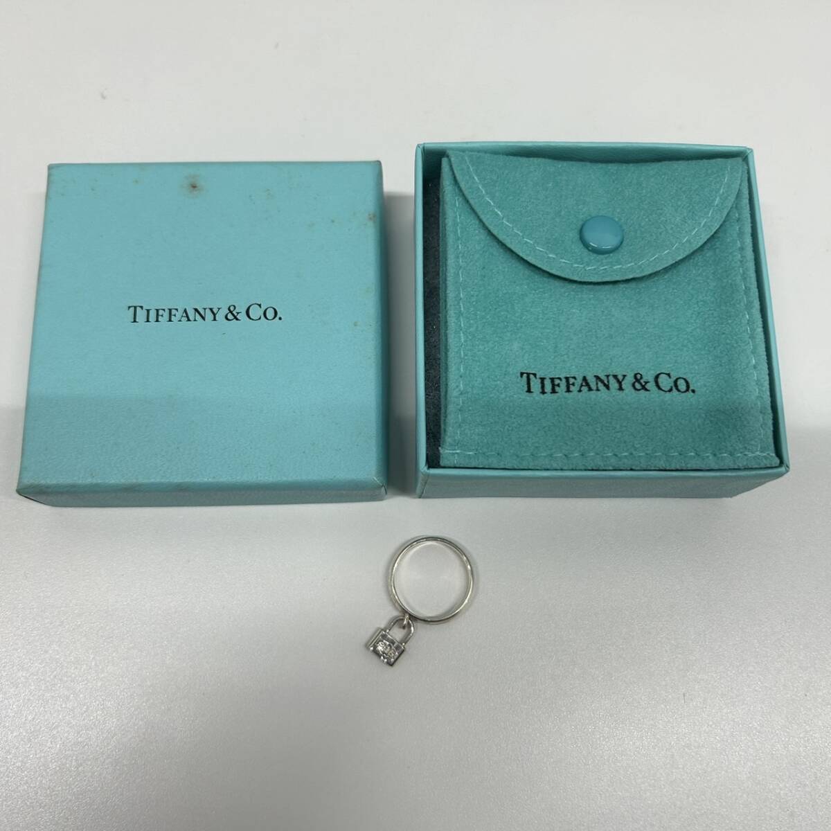 ★☆TIFFANY & CO. ティファニー ロックリング 12号 シルバーSV925 シルバー アクセサリー #4550☆★の画像1