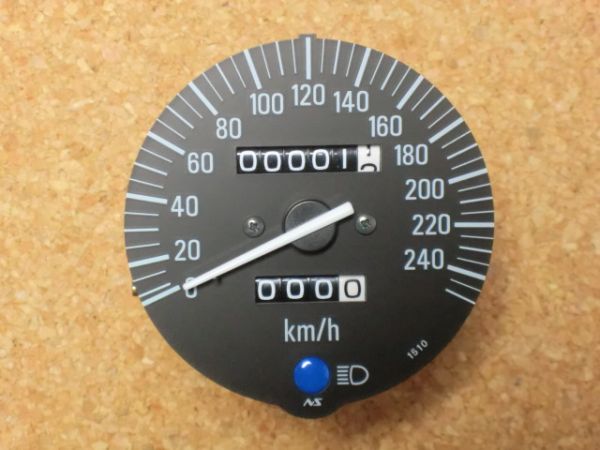 【KAWASAKI】ゼファー1100 240kmフルスケールスピードメーターの画像1