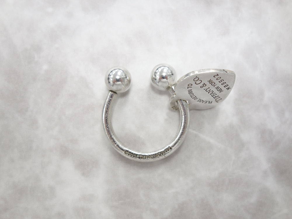 Tiffany & Co Tiffany return tu key ring silver925