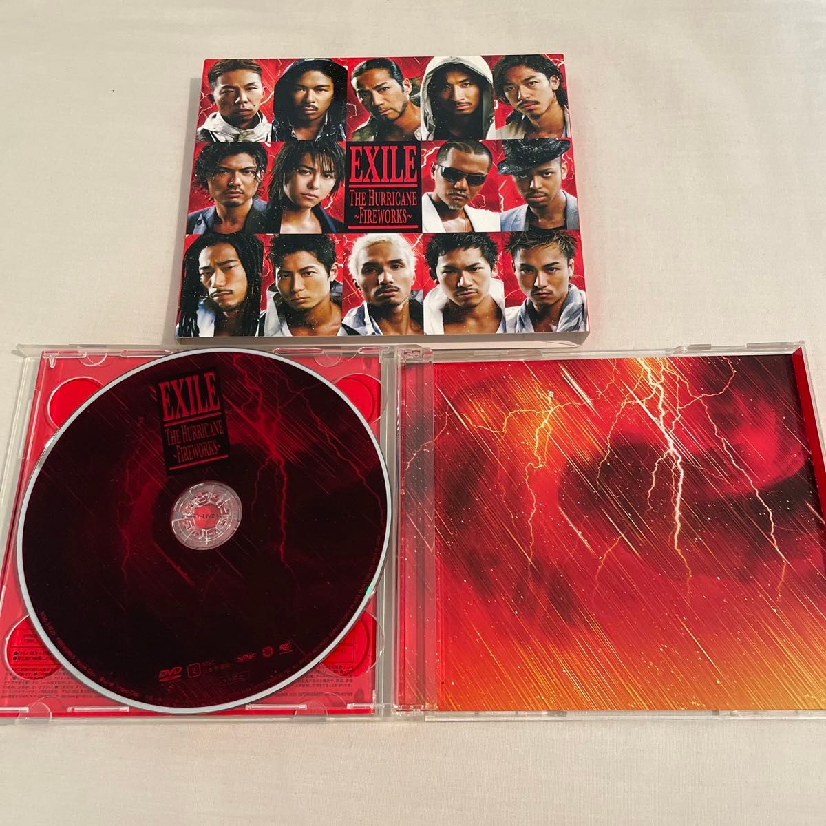 超美品 EXILE シングル THE HURRICANE～FIREWORKS～ CD DVD 2枚組 初回限定盤 邦楽 ダンス 