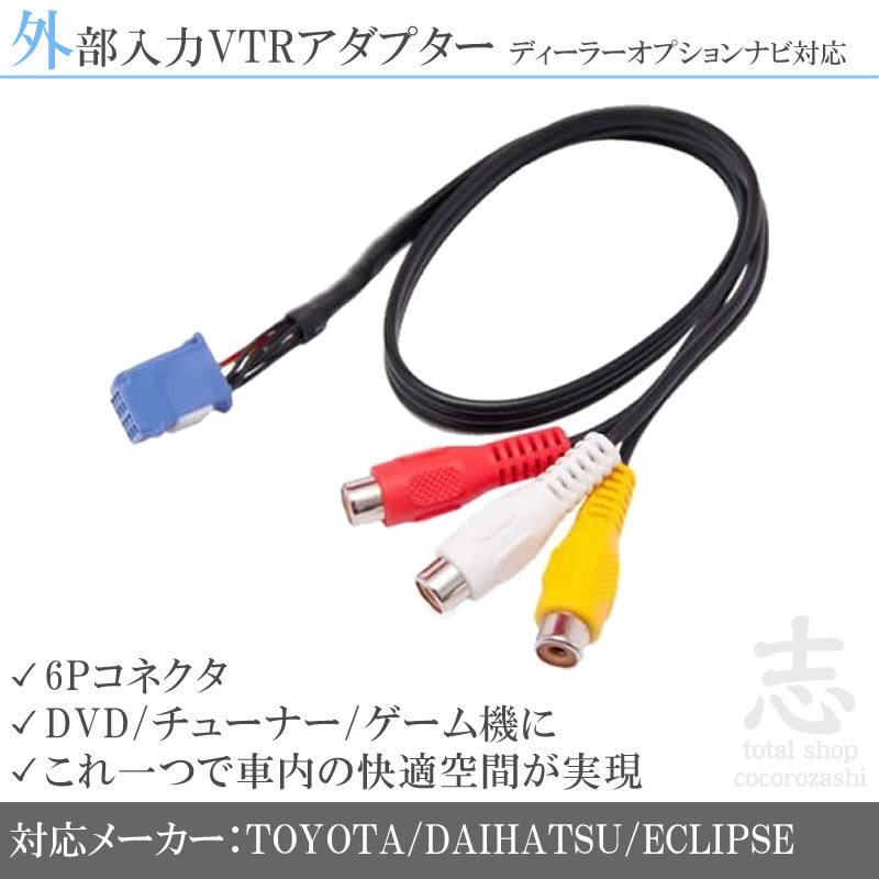  Eclipse  ECLIPSE UCNV1140 VTR  адаптер / внешний вход  DVD/ тюнер / смартфон /iPhone
