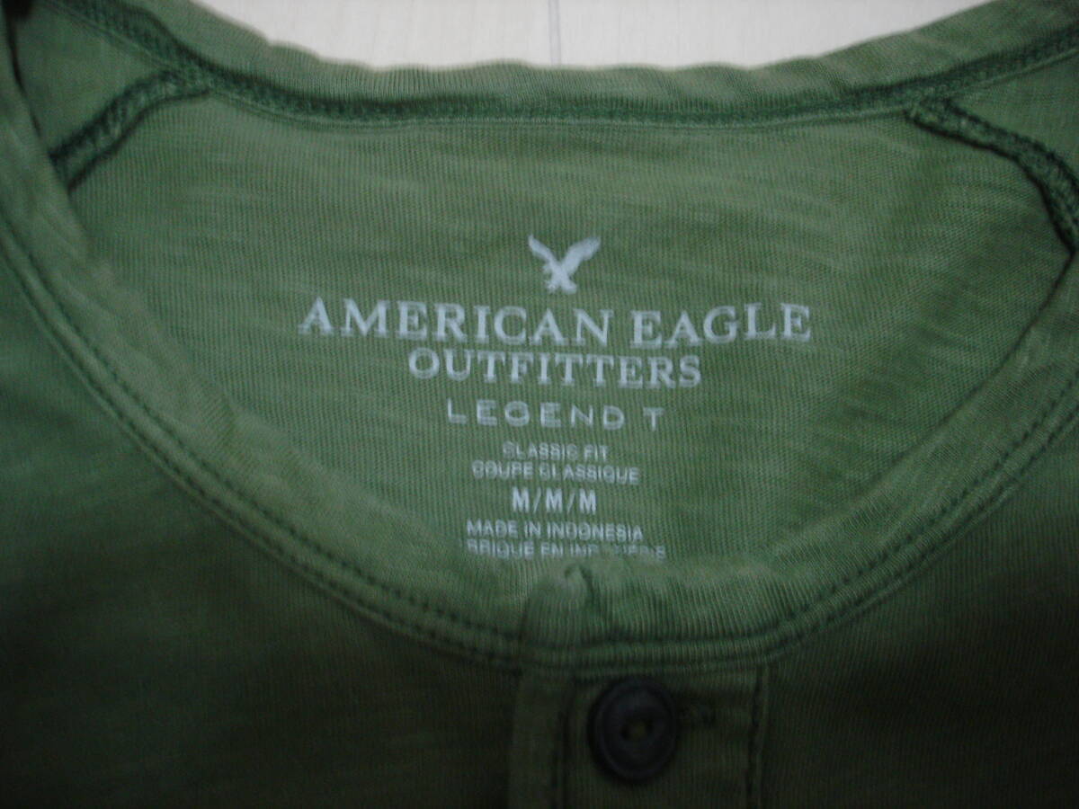 アメリカンイーグル AMERICAN EAGLE　シンプル半袖Tシャツ　Mサイズ5色セット　良品古着_画像3