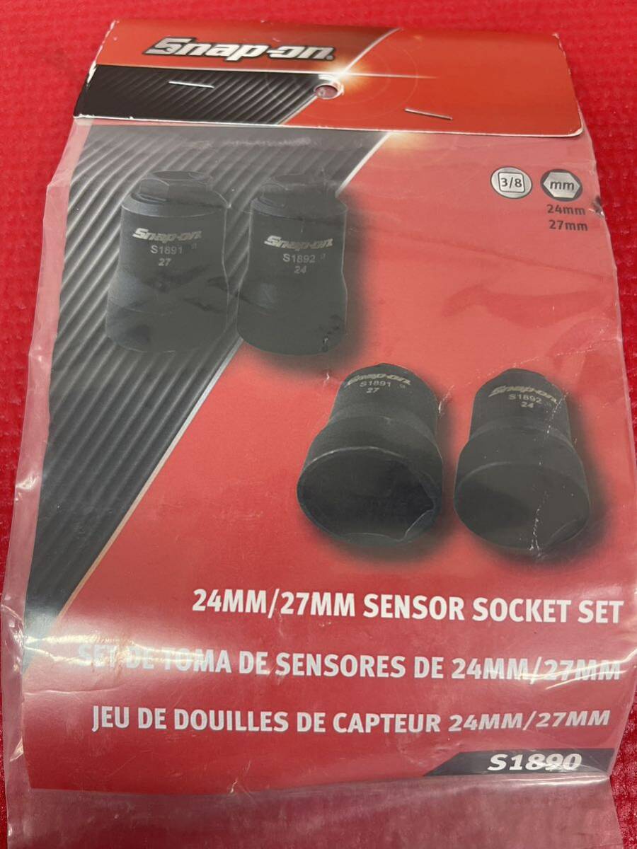 新品 スナップオンSnap-on 24/27㎜センサーソケット 2個セット 新品 スナップオンSnap-on 24/27㎜センサーソケット 2個セット