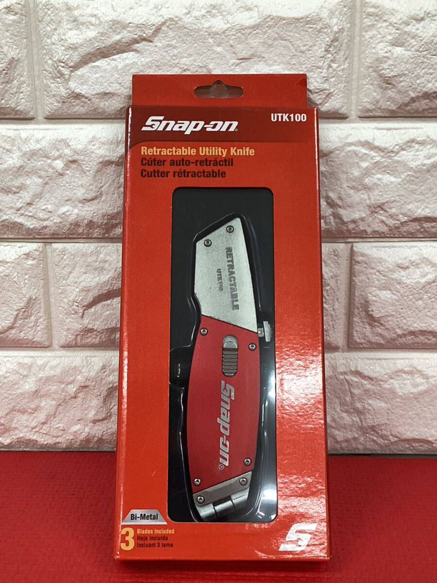 新品☆Snap-onスナップオン ユーティリティナイフ UTK100 snapon