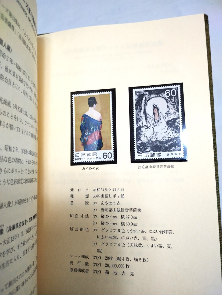 手紙の花びら　1982年発行記念切手集　近畿郵政局　切手帳　送料無料_画像6