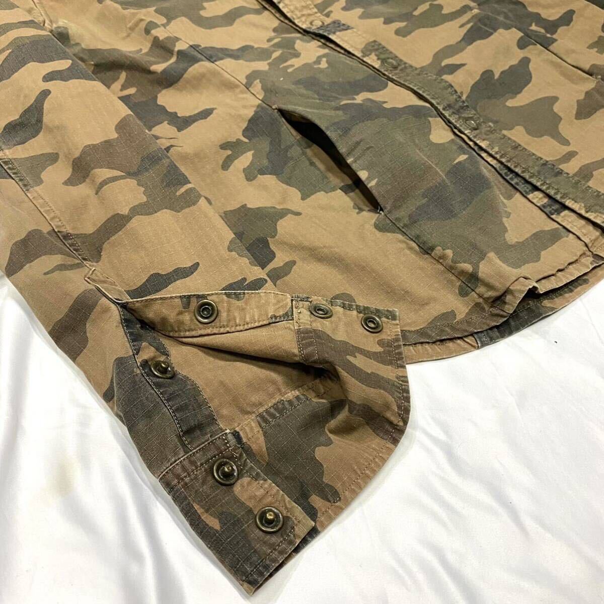 Rare 00's KYOJI MARUYAMA Studded military jacket JAPANESE LABEL archive goa ifsixwasnine kmrii share spirit lgb 14th addiction_画像8