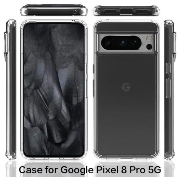 【匿名＆追跡発送】Google Pixel 6a ケース グーグルピクセル6a ケースクリア 耐衝撃 透明 TPU×PC 2in1_画像7