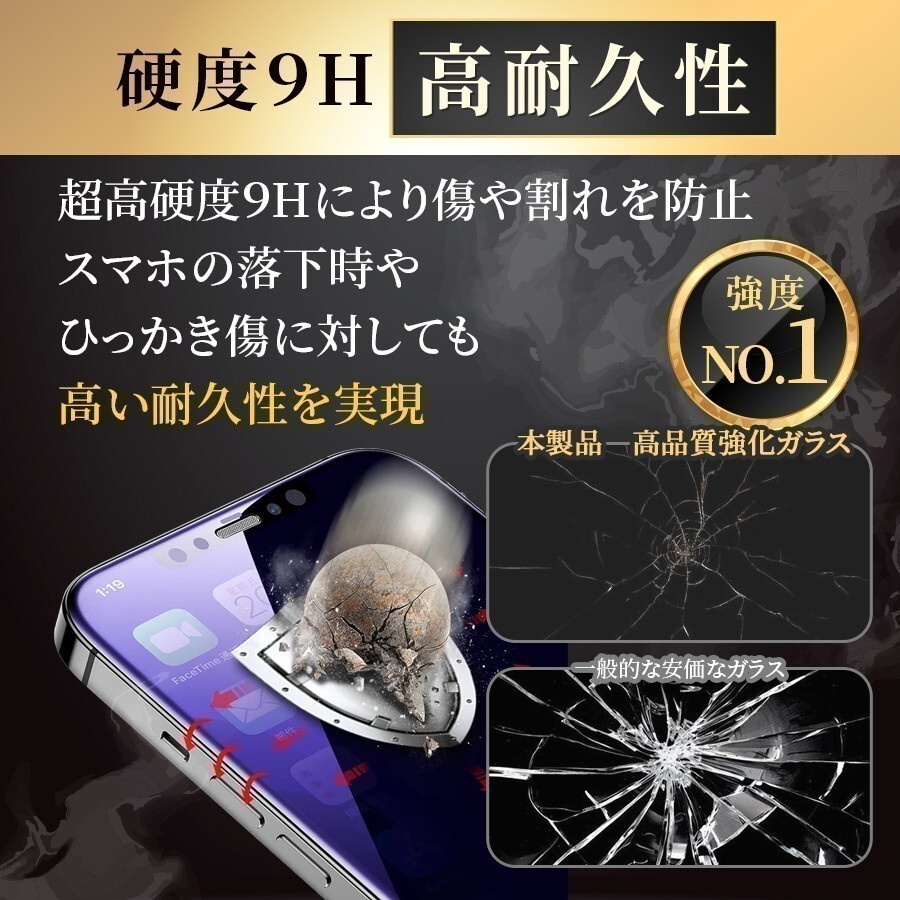 【匿名＆追跡発送】2枚！iPhoneSE3 SE2 7 8 SE 第2世代 第3世代 保護フィルム ガラスフィルム ブルーライトカット 覗き見防止 プライバシー_画像4