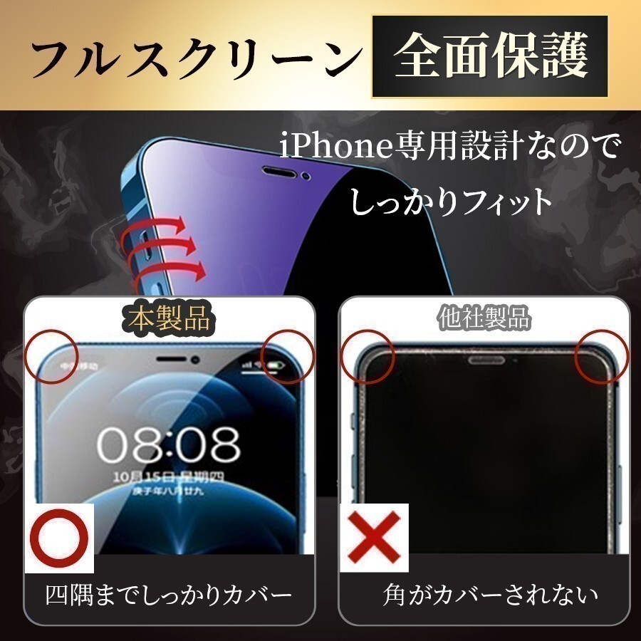 【匿名＆追跡発送】2枚！iPhone8 7 SE2 SE3 SE 第2世代 第3世代 保護フィルム ガラスフィルム ブルーライトカット さらさら 指紋防止_画像7