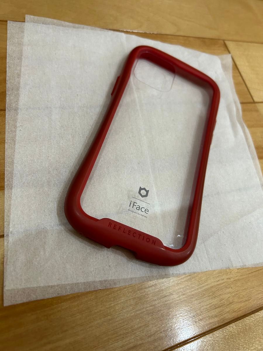 iPhone iFace Reflection iPhone12 レッド 赤