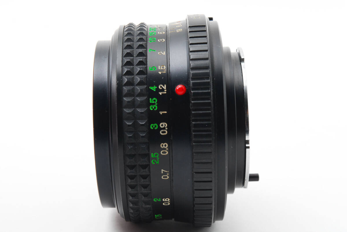 ★ Minolta ミノルタ MD Rokkor 50mm f/1.7 Manual Focus Standard Lens for MD Mount キャップ付 ★ #S025の画像8