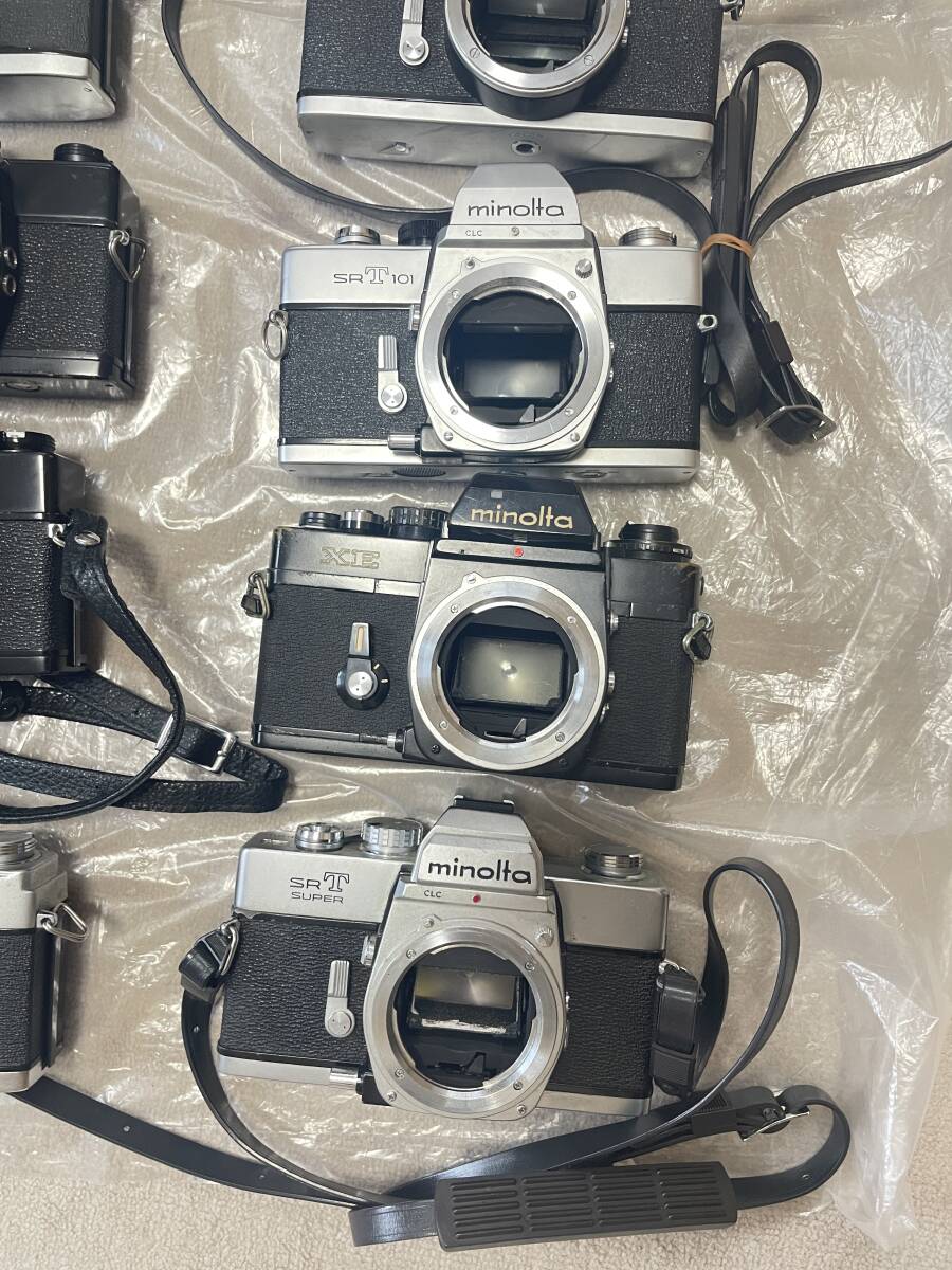 ミノルタ MINOLTA フイルムカメラ 18台 まとめ XG-S/SRT101/XD/SR-1/SR-7/SR101/SRT SUPER/XEその他 動作未確認 ジャンク_画像4